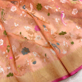 Pure Kora Silk Handwoven Banarasi Saree