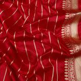 Sky Blue colour pure kora Handwoven Banarasi saree