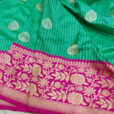 Pure Katan Silk Handwoven Banarasi Saree