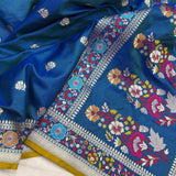 Pure katan silk Handwoven banarasi saree