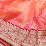 Pure Kora Silk Handwoven Banarasi Saree