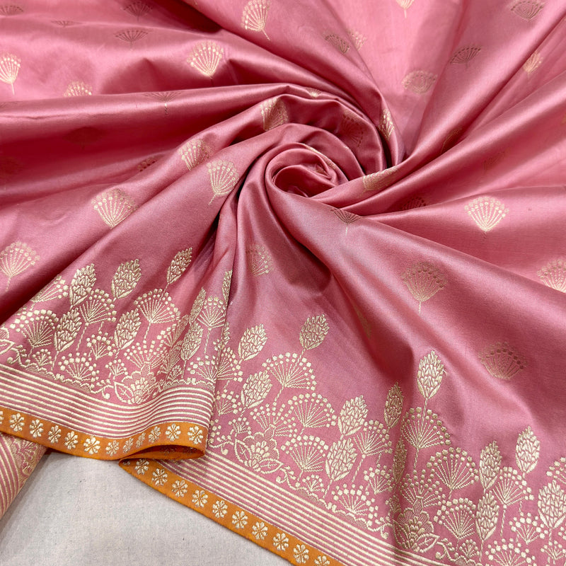 pure katan silk handwove Banarasi saree
