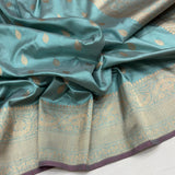 Pure katan silk Handwoven banarasi saree