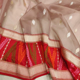 Pure Kora Silk Handwoven Banarasi Saree