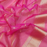 Pure Kora Silk Handwoven Banarasi Saree