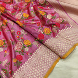 Pure Katan Silk Handwoven Banarasi Saree