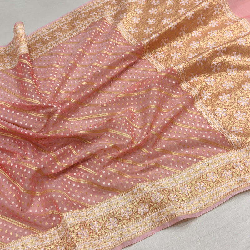 Pure cotton handwoven Banarasi saree