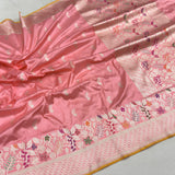 Pure Katan Silk Handwoven Banarasi Saree