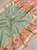 Pure Tissue Silk Handwoven Banarasi Saree