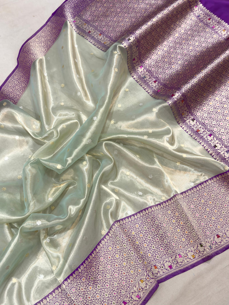 Pure Tissue Silk Handwoven Banarasi Saree