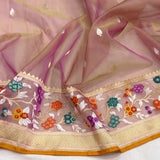 Pure Kora Silk Handwoven Banarasi Saree