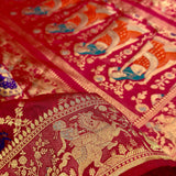 Pure katan silk Handwoven banarasi saree