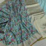 Pure Katan Silk Handwoven Banarasi Saree