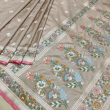 Pure Katan Silk Handwoven Banarasi Saree