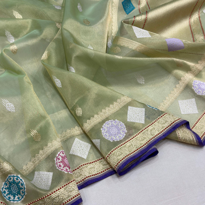Pure tissue Handwoven banarasi saree