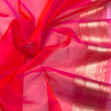 Dual sade pure kora jamdani Handwoven banarasi saree