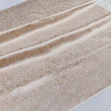 Off white colour pure katan silk Handwoven banarasi Tanchoi saree