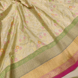 Pure Katan Silk Handwoven Banarasi Saree