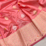 Pure katan silk Handwoven banarasi saree