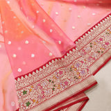 Pure Kora Silk Handwoven Banarasi Saree