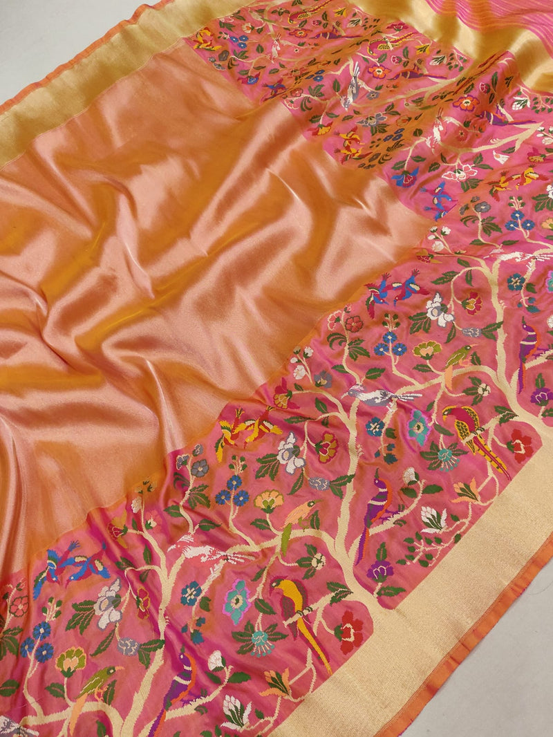 Pure Tissue Silk Handwoven Banarasi Saree