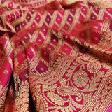 Pure Katan Silk Handwoven Banarasi Saree
