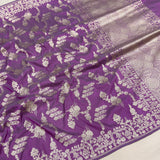 Pure Katan silk handwoven banarasi saree