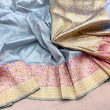 Pure tissue silk Handwoven banarasi saree