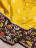 Pure katan silk Handwoven banarasi saree