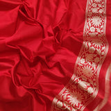 Pure Kora Silk Handwoven Banarasi Saree