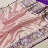 Pure Tissue Silk Handwoven Banarasi Saree