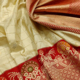 Pure Katan Silk Handwoven Banarasi Saree