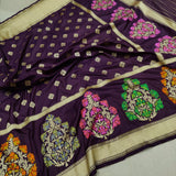 Pure Katan Silk Handwoven Banarasi Saree