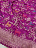 Pure Katan Silk Handwoven Banarasi Saree