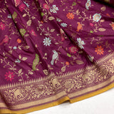 Pure katan silk Handwoven banarasi saree