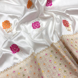Pure Katan Silk Handwoven Banarasi Saree