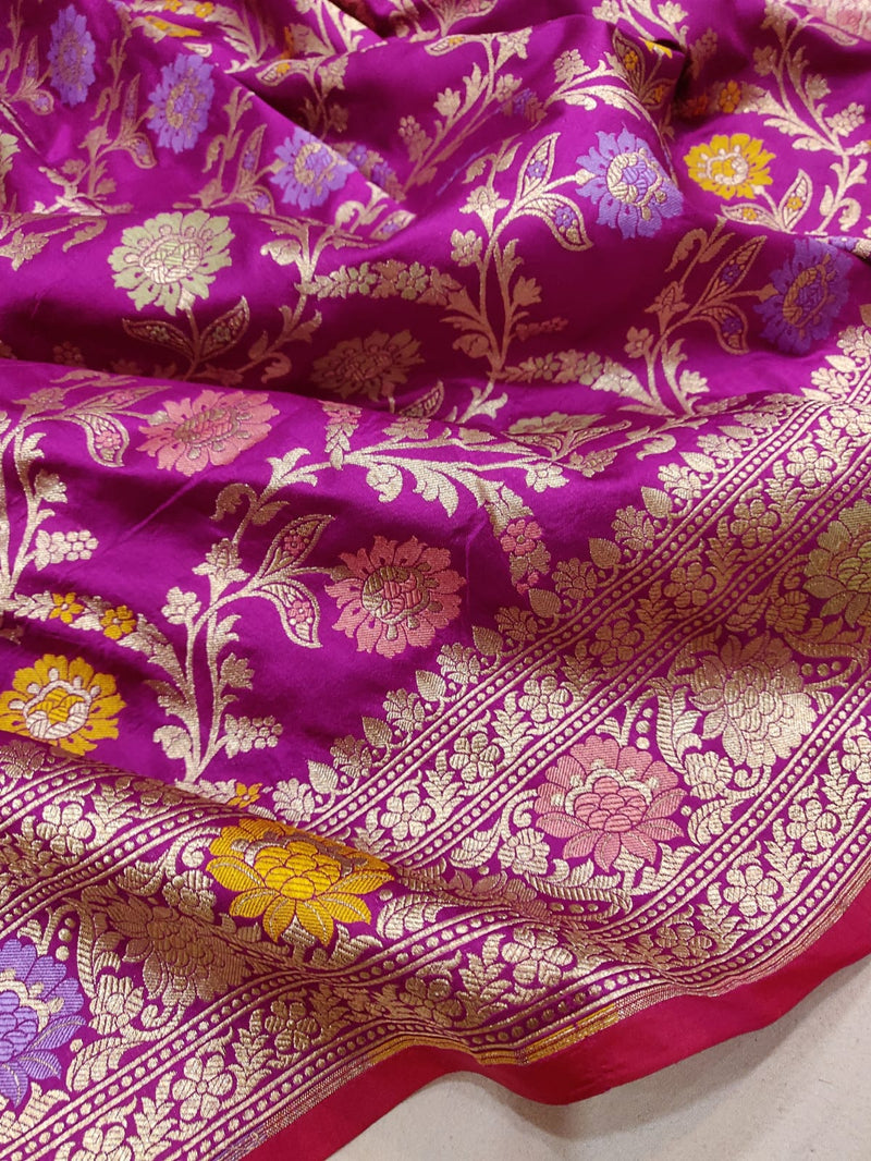 Pure Katan Silk Handwoven Banarasi Saree