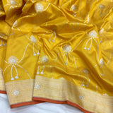Pure Katan Silk Handwoven Banarasi Saree