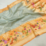 Pure Tissue Silk Handwoven Banarasi Saree