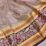 Pure kora Handwoven banarasi saree