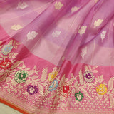 Pure Kora Silk Handwoven Banarasi Saree