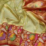 Pure Tissue Silk Handwoven Banarasi Saree