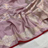Pure katan silk Handwoven banarasi saree
