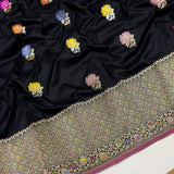 Pure Katan Silk Handwoven Banarasi Saree