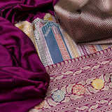 Pure katan silk Handwoven banarasi saree