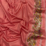 Sky Blue Colour Pure Kora Silk Handwoven Banarasi Saree