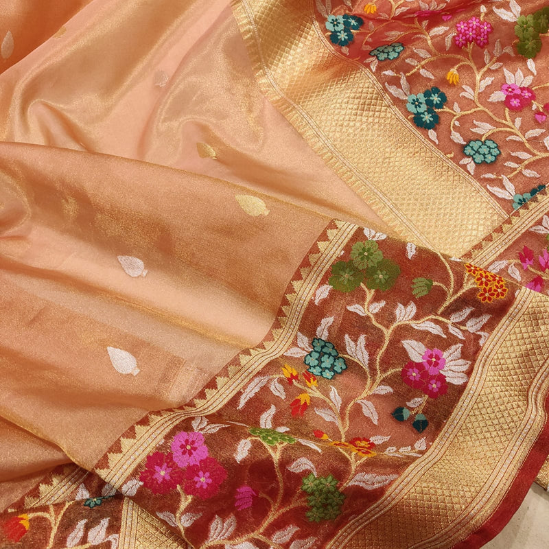 Pure Tissue Silk Handwoven Banarasi Saree