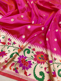 Pure Katan Silk Handwoven Banarasi Saree