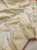 Pure Katan Silk Handwoven Banarasi Saree