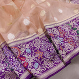 Pure Kora Silk Handwoven Banarasi Saree